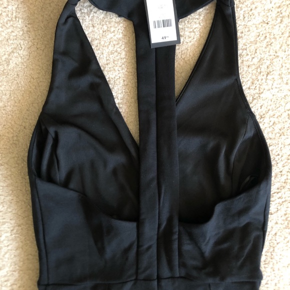 DYNAMITE v neck dress in get black. Size XS. - Picture 6 of 8